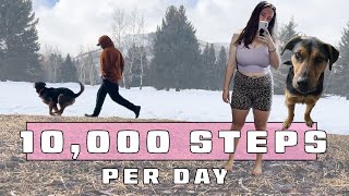 Walking 10000 Steps 5 Miles a Day for a Week [upl. by Hinda]