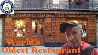 HONEST REVIEW  Sobrino del Botín Restaurant  MADRID SPAIN [upl. by Elliott133]