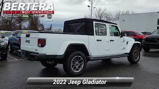 Used 2022 Jeep Gladiator Overland West Springfield MA D90112A [upl. by Euqinot]