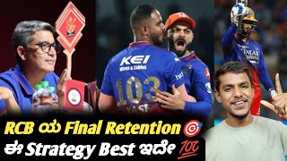 IPL 2025 RCB Retention analysis and prediction KannadaIPL 2025 RCB retention and auction analysis [upl. by Sirac]