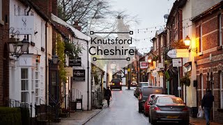 Knutsford Cheshire Old town in England Walking Around Centre Of Knutsford Virtual Walk 4K Video [upl. by Root]