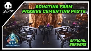 Achatina Snail Farm  Passive Achatina Paste And Organic Polymer  ARK Survival Ascended [upl. by Yxel]