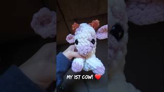 My 1st crochet cow crochet cow amigurumi [upl. by Chuah]