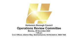 HBC Operations Review Committee 25 November 2024 7pm [upl. by Ahsap]