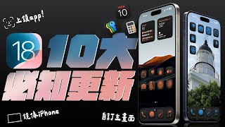 iOS 18 正式版，iPhone 16 上市前，更新降臨！10 大功能，超重要，一次看！更新過後，就像換了新手機？ feat momax  APPLEFANS 蘋果迷 [upl. by Anul]