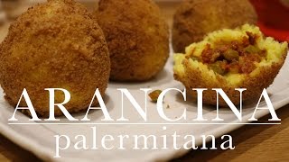 ArancinA Palermitana con carne  Palermo Catania andata e ritorno  CasaSuperStar [upl. by Afatsum]