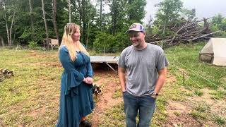 Our friends Wes amp Christina of Victoria Virginia explain their Idaho pastured pig operation [upl. by Batish]