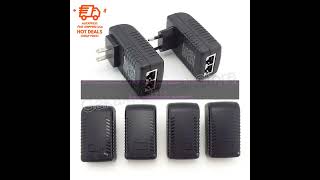 1005004222675702 CCTV Security Surveillance POE Power Supply Adapter 48V 0 5A 15V 24V 1 [upl. by Alessig]