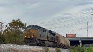 CSX ES44AH 999 Leads Empty Phosphate B21809 on 91224 [upl. by Darcy]