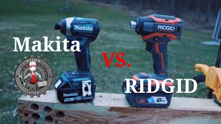 All new RIDGID OCTANE Impact Vs Makita LXT Impact TOOL DUEL XDT12Z  R86039B [upl. by Fidelas]