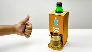 DIY Simple Water Dispenser Machine From Cardboard v2 [upl. by Rebma]