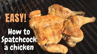 Easily spatchcock a chicken for even cooking [upl. by Jahdol]