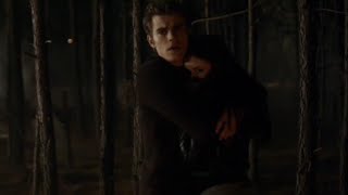 Stefan saves elena from Damon  The vampire diaries Season 1 Episode 13 [upl. by Mellitz655]