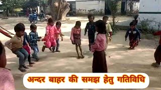 IN  OUT ACTIVITY  अन्दर बाहर की समझ गतिविधि  pre Contact activity  kids game for fun  kidsvideo [upl. by Herzel]