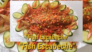 HOW TO COOKFISH ESCABECHE MYOWNVERSIONLUTONGBAHAY [upl. by Mountfort316]