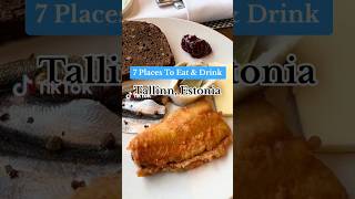 7 Places to eat and drink in Tallinn Estonia tallinn estonia europe travel [upl. by Salisbarry684]