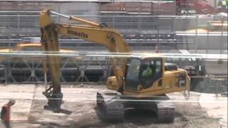 Komatsu PC200LC8 grading with IBeam [upl. by Alaric503]