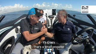 MTI 390 X  Extreme Speed Boat Ride  The Boat Show [upl. by Uzzi964]