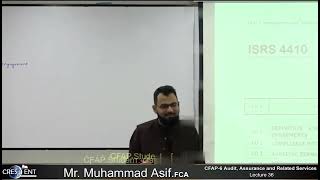 CFAP 6 Lecture 36  Sir Muhammad Asif  December 2023  Audit  Assurance and Related Services CA [upl. by Pallua]