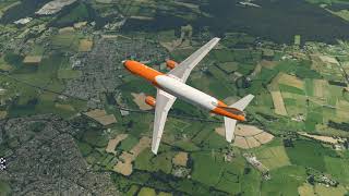 Bristol Airport EGGD  XPlane 11  Orbx TrueEarth  World Traffic 3 [upl. by Thissa]