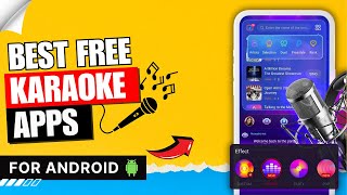 5 Best Free Karaoke Apps for Android of 2024  Sing With Lyrics ✅ [upl. by Dawson]