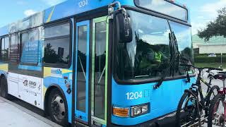 Treasure Coast Connector 2012 30ft Gillig Low Floor 1204 On Route 6 Leaving PSL Intermodal [upl. by Yerrot833]