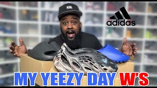 Yeezy Slides Onxy amp Azure Yeezy Foam Runner MX Cinder  Sizing Tips amp On Foot Review [upl. by Hennessy]