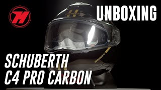 UNBOXING SCHUBERTH C4 PRO CARBON FUSION GOLD [upl. by Rory]