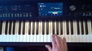 Keyboard bladmuziek Tussendoor voor Keyboard deel 1 Titel 10 Aloha oe Yamaha CVP [upl. by Mirth866]