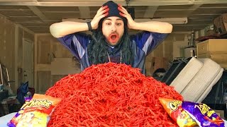 FLAMIN HOT CHEETOS amp TAKIS CHALLENGE [upl. by Lauder]