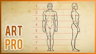 Mastering Human Proportions The Art of 8Head Height Drawing [upl. by Caasi]