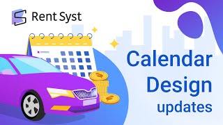 Calendar design updates  RentSyst [upl. by Rebmeced333]