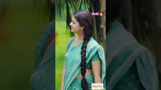 Tamil Actress Keerthy suresh🍑navel show  actress keerthysuresh navel shorts viral ytshorts [upl. by Annael957]