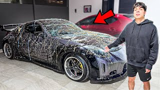 VANDALIZARON MI NISSAN 350Z RETO TOKYO MIENTRAS ESTABA EN DIRECTO  Yair17 [upl. by Eisor323]