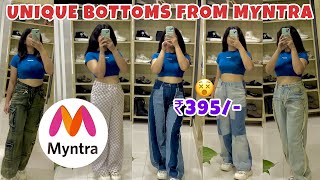 Myntra Haul  Most Unique Jeans Ever  Myntra Bottom Wear Haul myntra myntrahaul myntraeorsjeans [upl. by Okika193]