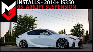 2014 Lexus IS350 Airlift Install [upl. by Braynard268]