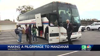 Group makes pilgrimage to remember JapaneseAmerican internment camp victims [upl. by Rehpotsirhc]