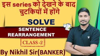 PARA JUMBLES  SENTENCE REARRANGEMENTS CLASS  2  SSCBANK sbiclerk bankerspoint unacademy [upl. by Inanak]