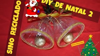 DIY de Natal 2  Sino reciclado [upl. by Candida512]