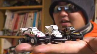 QSTEER TAMIYA BUGGIES Ｑステア ホーネット グラスホッパー チョロQラジコン [upl. by Tremann993]