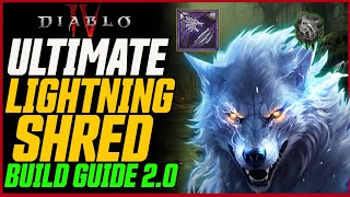 UPDATED Poison Lightning Shred  Diablo 4 Blightning Shred Druid Build Guide [upl. by Armbruster362]