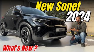 Kia Sonet 2024 Facelift  Whats New  Better than New Tata Nexon [upl. by Jamnis862]