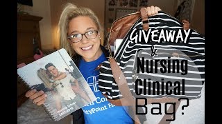 Whats In My NURSING SchoolClinical Bag  GIVEAWAY CLOSED [upl. by Adnot612]