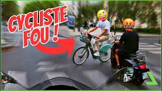 CE CYCLISTE EST FOU 😡  IL NE RESPECTE RIEN   Motovlog [upl. by Koo]