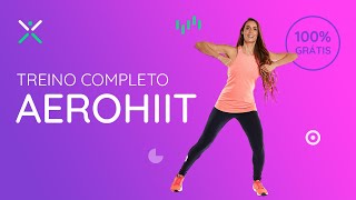 AEROHIIT COMPLETO PARA EMAGRECER EM CASA [upl. by Zoes830]