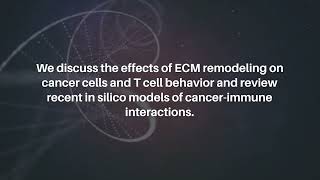 Extracellular Matrix and TumorImmune Interactions Challenges amp Opportunities  Oncotarget [upl. by Etna432]