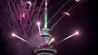 Happy New Year New Zealand 2024 Fireworks [upl. by Oleusnoc]