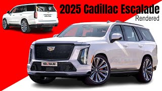 Facelifted 2025 Cadillac Escalade V Rendered [upl. by Bois]