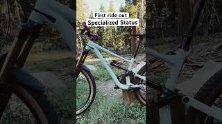 First ride Specialized Status shorts mtb [upl. by Marrin872]