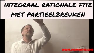 795 Integraal Van Rationale Functie  Met Partieelbreuken [upl. by Elvah731]